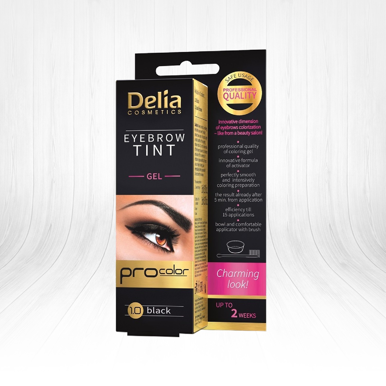 Delia Cameleo Eyebrow Tint Jel Kaş Boyası Siyah